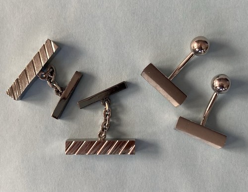 Vtg lot prs cufflinks - prs, armani