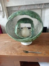 Fantastic Design Marble Effect Green Orange Blue And White Pottery Ornaments