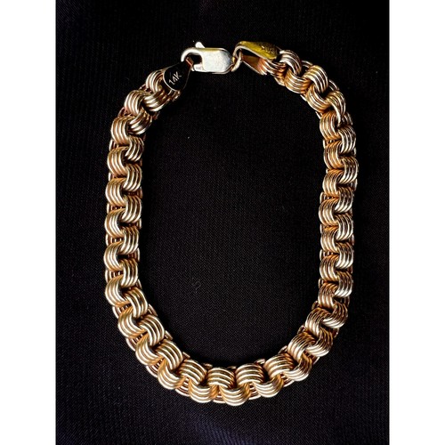 Vtg 14k yellow gold rosetta - gold,