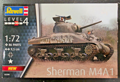 Sherman m4a1 revell - 1/72,
