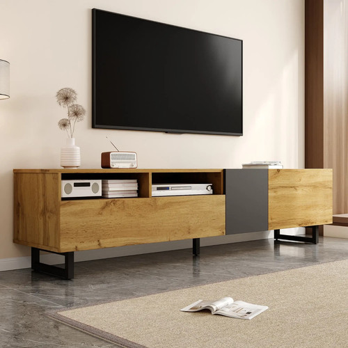 Stand oak effect - stand, cabinet