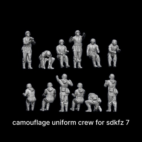 Wwii german soldiers for - 1:72,