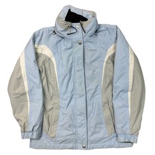 Schoffel Venturi Ski Jacket Puffer Hooded Retro 90s Blue Womens Medium UK12