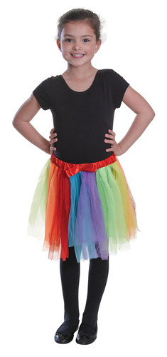 Girls rainbow tutu - girls,