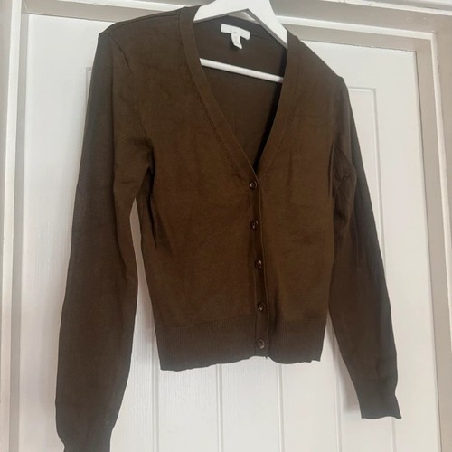 Olive khaki green cardigan - olive,