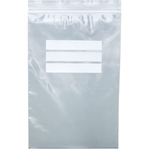 Zippered poly bags white - zippered, bags,