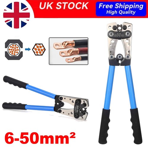 Battery cable crimping - battery, tool