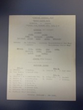 Liverpool Res v Everton Res Central League 1960,Single Sheet football Programme