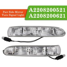 Pair Side Mirror Turn Signal Light for Mercedes-Benz W220 W215 CL55 CL500 CL600