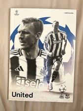 Newcastle United Vs Barcelona Champions League Programme