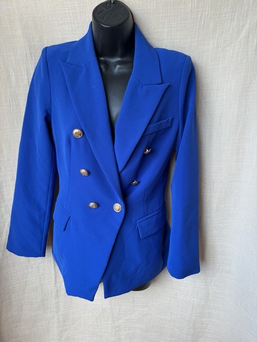 Royal blue blazer size by - blue,