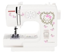 Hello Kitty Sewing Machine JANOME KT-35 Compact Electric AC100V Sanrio Used