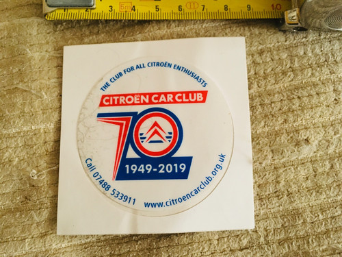 New genuine citroen car club - new,