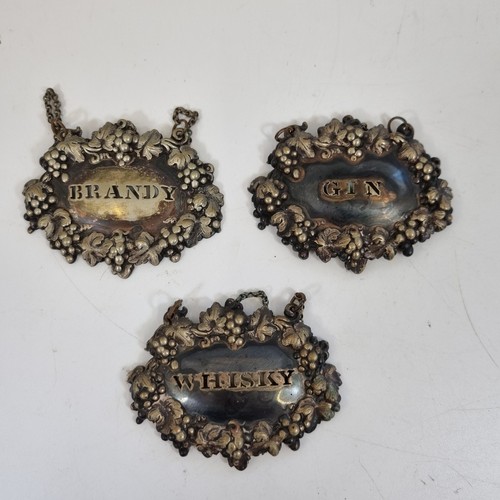 Antique set silver plated - of,