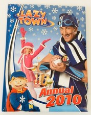 RARE KIDS TV SHOW LAZY TOWN 2010 ANNUAL HB ACTIVITY STORY BOOK COLLECT GIFT VG