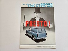 BEDFORD HA VAN 6 8 CWT SALES