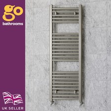 Brushed Nickel Bathroom Heated