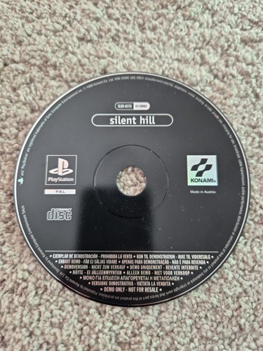 Silent hill demo disc for - silent, sony