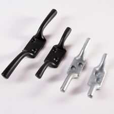 LARGE CLEAT HOOKS Strong Metal Boat Blind Washing Line Roman Cord Rope Tie Down