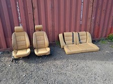 Genuine Bmw E36 3 Series Coupe Safron Yellow Full Leather Interior Seat Set