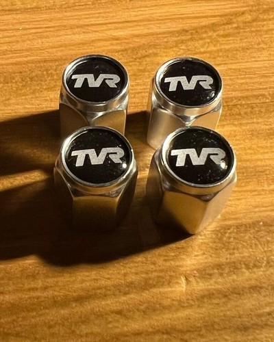 Tvr aluminium tyre valve caps - aluminium,