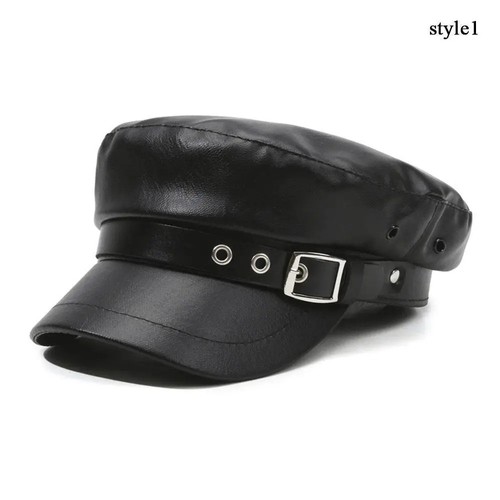 Women leather beret - women’s,