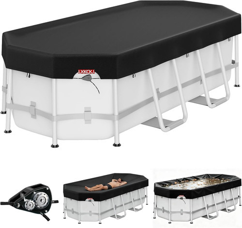 7x10ft pool cover for - pool, above