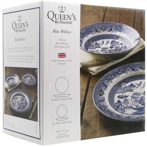 Churchill queen blue willow - queen's,