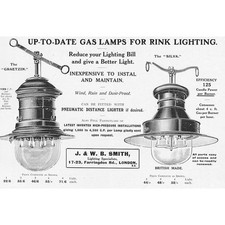 J & W.B Smith Gas Lamps for