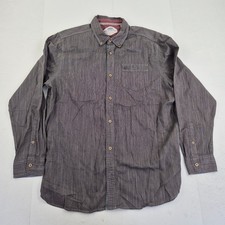 MANTARAY Shirt Large Grey Mens