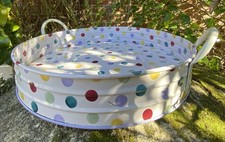 Vintage Good Large Original Emma Bridgewater Polka Dot Metal Serving Drinks Tray