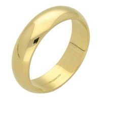 9ct Yellow Gold Gents D-Shape
