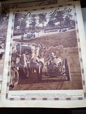 1931 Monza Grand Prix: BEANS ( MASERATI)Borzacchini (ALFA CORSE) magazine 1931