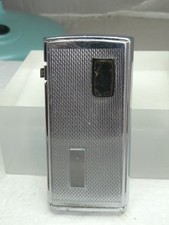 Ronson Varaflame Electronic Gas Cigarette Lighter Engine Turned Panels