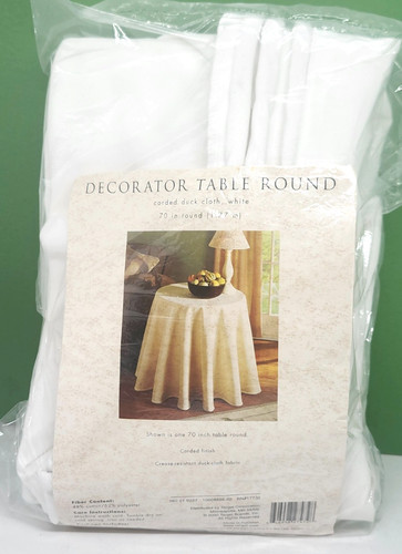 Decorator table round - round, corded