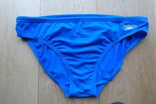 Speedo Men's Endurance+ 7cm Brief Swimming Costume Swimsuit Blue Size 40"