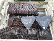 Batch Of 60 Reclaimed Handmade Clay Valley Roofing Tiles 35 to 40 Deg