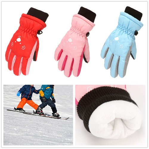 Children kids cute ski gloves - kids,