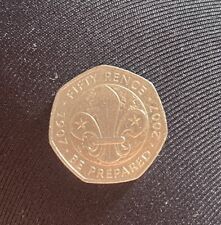 scout 50p coin 2007