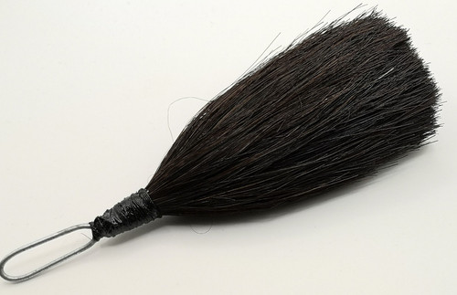 Dark brown horse - horse, hair