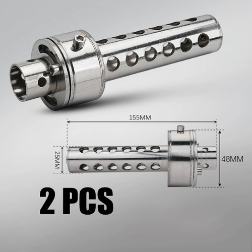 2pcs universal 48mm exhaust - universal,