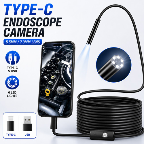 Usb type endoscope - type, c