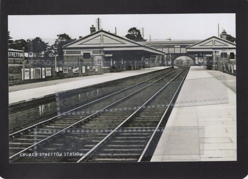 Church stretton station - church,