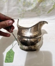 Antique Silver Dublin Siwfer Cream Jug By Daniel Egan From 1805 Georgian Era