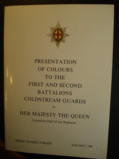Coldstream Guards Colours 1985 British Army London Military History