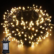 YOSION Fairy Lights On Dark Green Cable 30M LED String with Various Light Effect