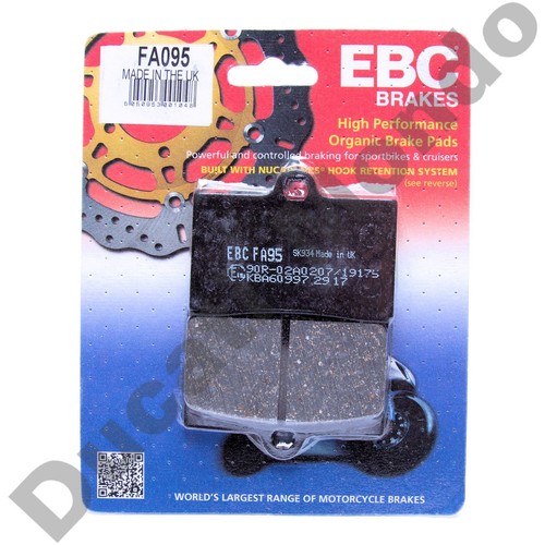 Ebc front brake pads - ebc, organic