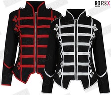 Womens Jacket Steampunk Parade Ladies Military Emo Punk Rock Gothic Drummer