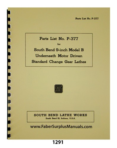 South bend model b lathe - bend,