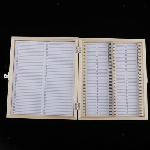Slide case 0pcs class biology - slide,